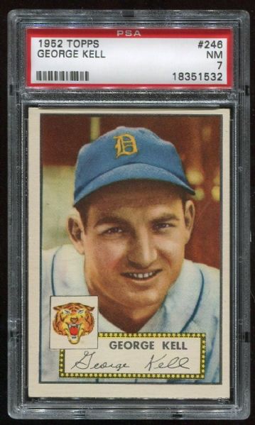 1952 Topps #246 George Kell PSA 7