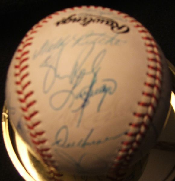 1987 Philadelphia Phillies Partial Team Signed Baseball