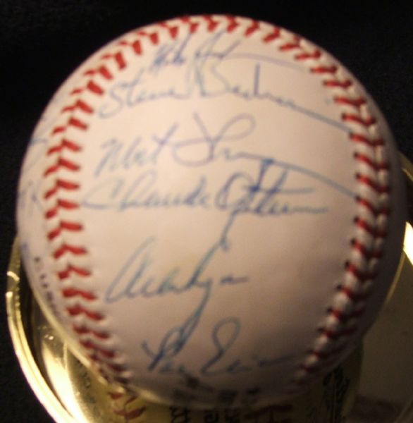 1987 Philadelphia Phillies Partial Team Signed Baseball