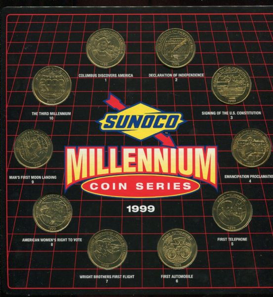 Sunoco Commemorative Coin Sets - Presidents & Historical Events Series