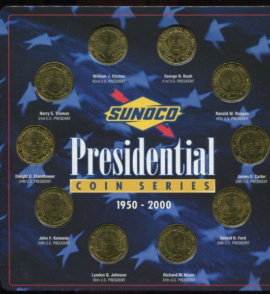 Sunoco Commemorative Coin Sets - Presidents & Historical Events Series