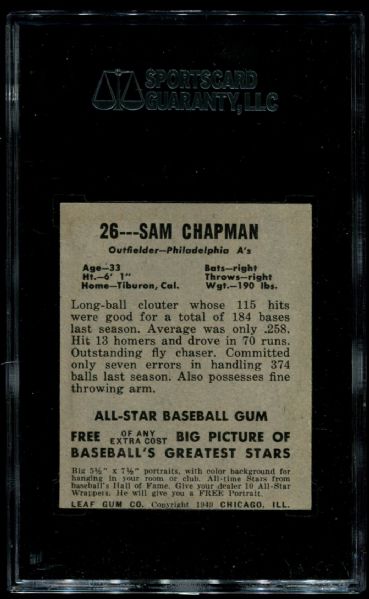 1951 Bowman #242 Sam Jethroe SGC 96