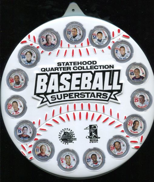 2005 Baseball Superstars Quarter Collection w/ Cards