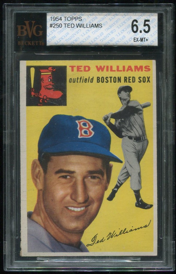 Lot Detail - 1954 Topps #250 Ted Williams BVG 6.5