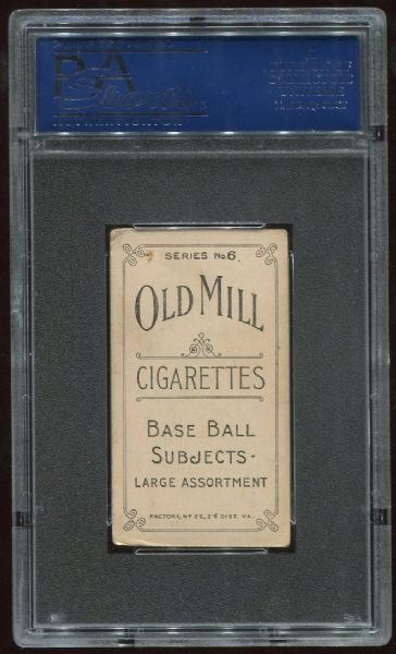 1910 T210 Old Mill Goostree Series 6 PSA 3.5