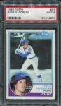 1983 Topps #83 Ryne Sandberg Rookie PSA 9