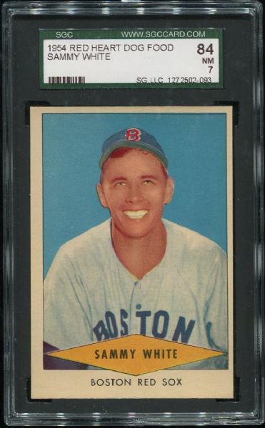 1954 Red Heart Sammy White SGC 84