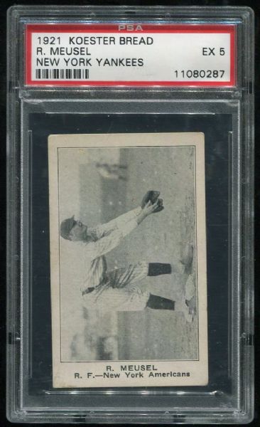 1921 Koester Bread R. Meusel PSA 5