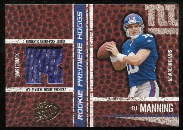 2004 Playoff #173 Eli Manning Hogg Heaver Rookie Jersey 567/750