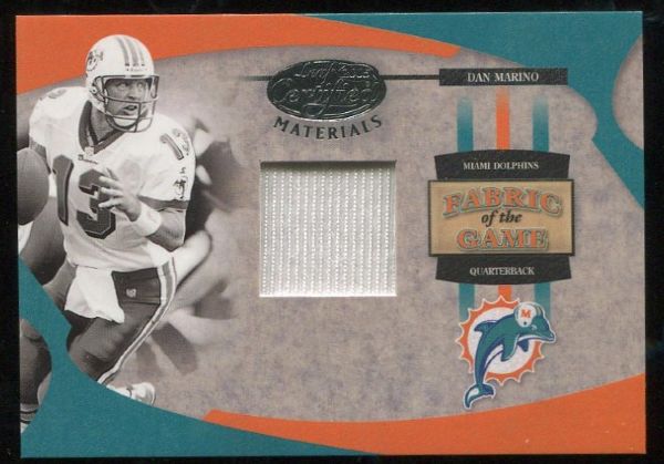 2005 Leaf Certified FG-16 Dan Marino Game Used Jersey #19/100