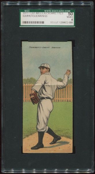 1911 T201 Mecca Summers/Jennings SGC 50