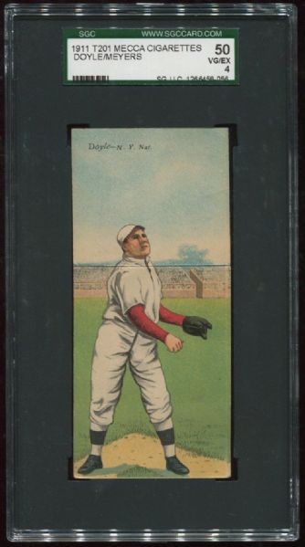 1911 T201 Mecca Doyle/Meyers SGC 50