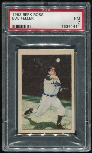 1952 Berk Ross Bob Feller PSA 7