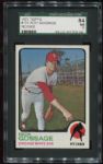 1973 Topps #174 Goose Gossage Rookie SGC 84