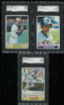 1979 Topps Lot of 3 SGC 92 & 96 w/ Murray & Molitor.