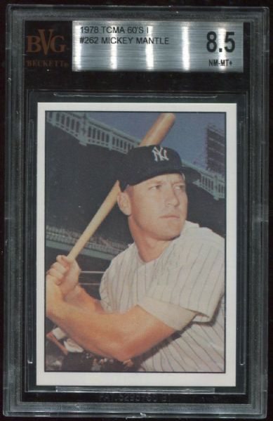 1978 TCMA #262 Mickey Mantle BVG 8.5