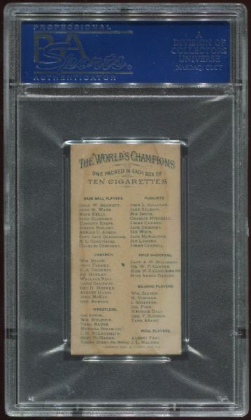 1887 N28 Allen & Ginter R.L. Caruthers PSA 2