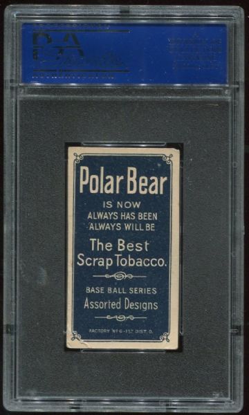 1909-11 T206 Polar Bear Bud Sharpe PSA 3