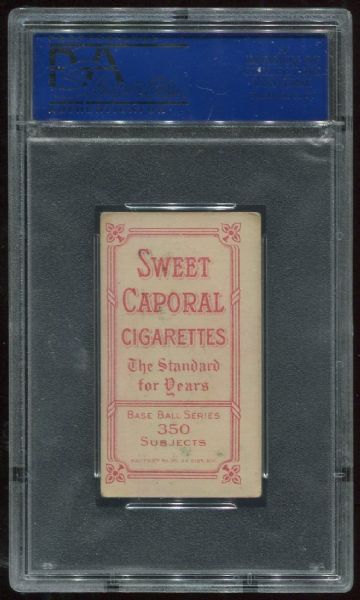 1909-11 T206 Sweet Caporal Ed Reulbach No Glove Showing PSA 4