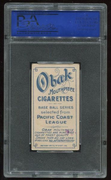 1909 T212 Obak Cigarettes Smith PSA 5 MK