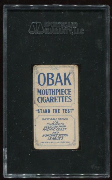 1910 T212 Obak Cigarettes Criger SGC 40