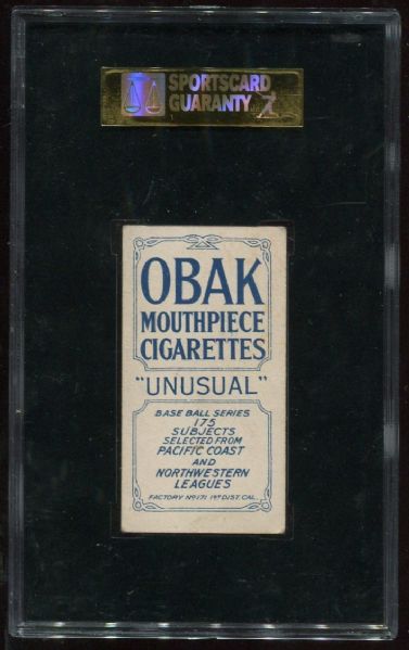 1910 T212 Obak Cigarettes Blankenship SGC 60
