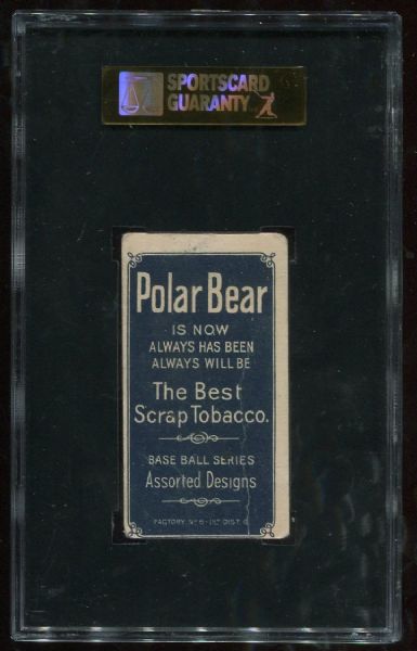 1909-11 T206 Polar Bear Nap Lajoie With Bat SGC 20 - Double Name