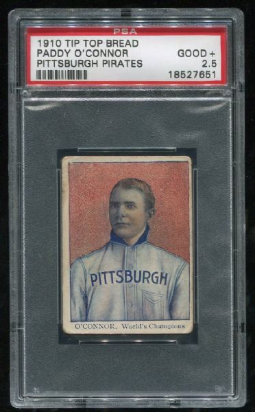 1910 Tip Top Bread Paddy O'Connor PSA 2.5