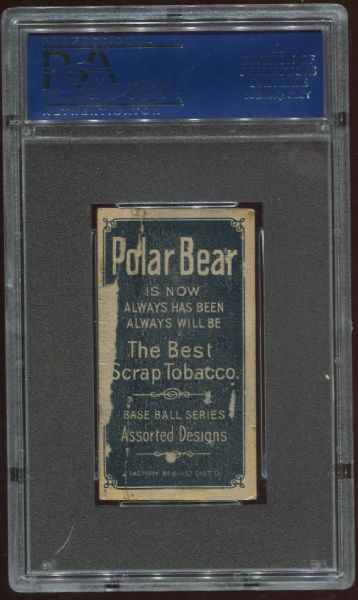 1909-11 T206 Polar Bear Heinie Berger PSA 2