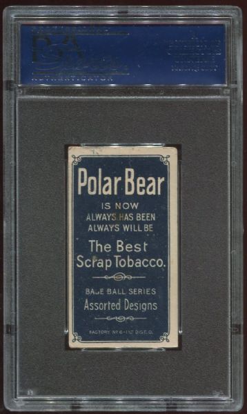 1909-11 T206 Polar Bear Al Burch Fielding PSA 3