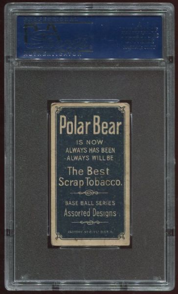 1909-11 T206 Polar Bear George McQuillan With Bat PSA 4