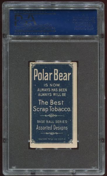 1909-11 T206 Polar Bear Chief Meyers PSA 4.5