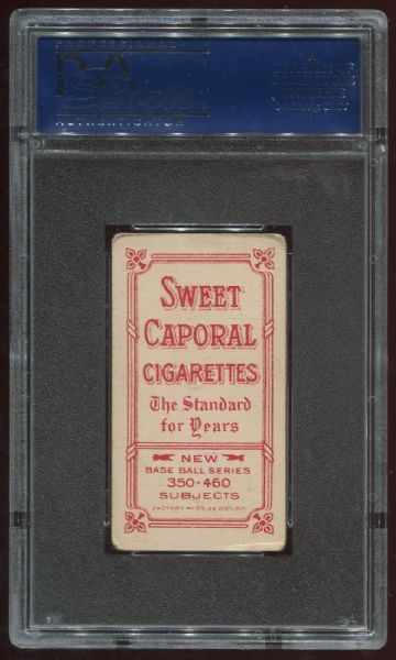 1909-11 T206 Sweet Caporal Rube Oldring Batting PSA 3