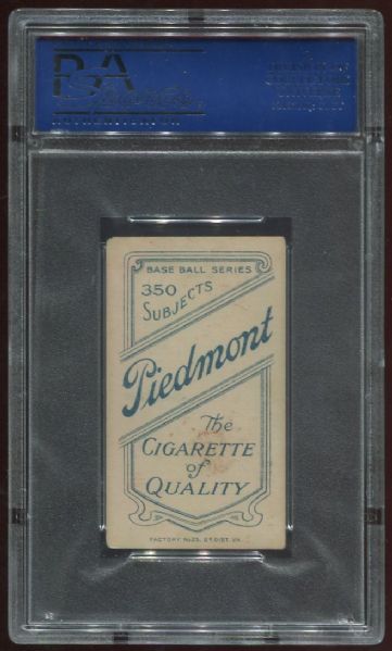 1909-11 T206 Piedmont Ed Summers PSA 4