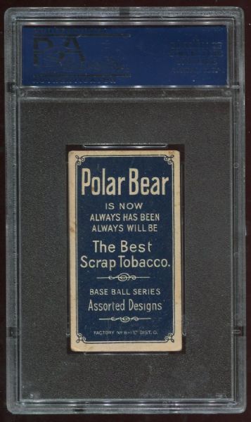 1909-11 T206 Polar Bear Bob Unglaub PSA 3