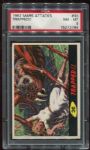 1962 Mars Attacks #30 Trapped!! PSA 8