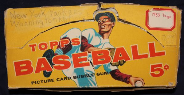 1956 Topps Wax Pack Display Box