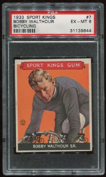 1933 Sport Kings #07 Bobby Walthour PSA 6