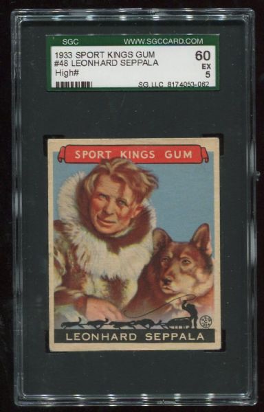1933 Sport Kings #48 Leonhard Seppala SGC 60
