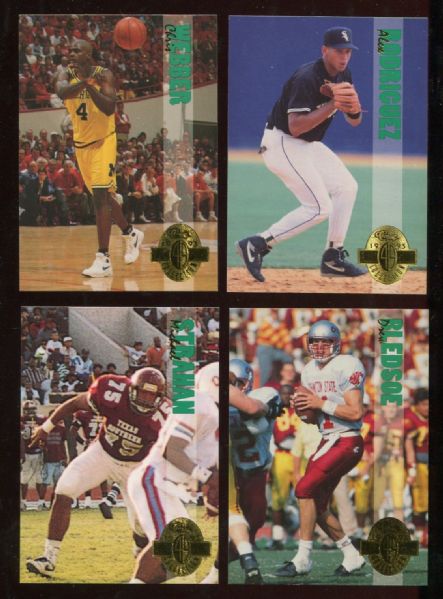 1993 Classic Four Sport Draft Picks Complete Set Lot of 2 with Alex Rodriguez Rookie