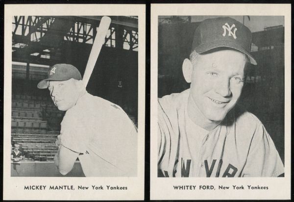 1961 New York Yankees Picture Pack Lot of 12 with Mantle