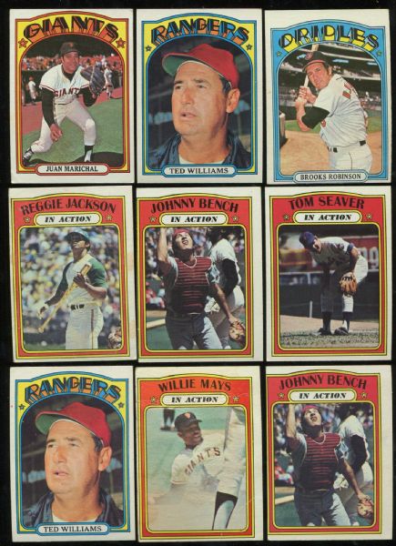1967-1976 Topps Lot of 30 Stars and Hall of Famers