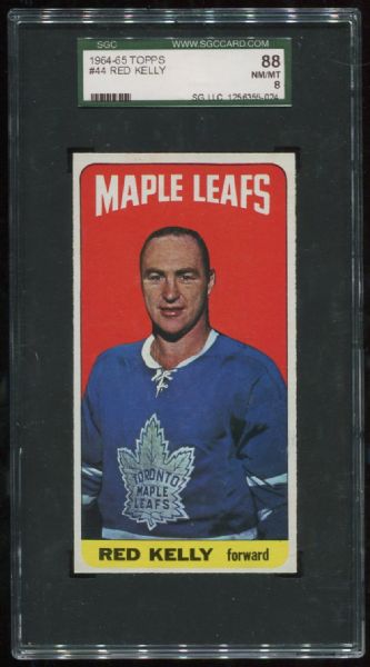 1964-65 Topps #44 Red Kelly SGC 88