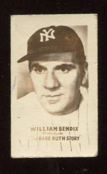 1948 Topps Magic William Bendix as Babe Ruth