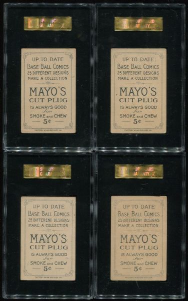 1900 T203 Mayo Baseball Comics Partial SGC Graded Set (12/25)