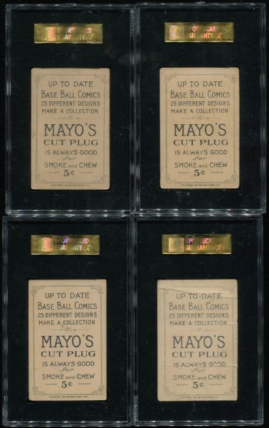 1900 T203 Mayo Baseball Comics Partial SGC Graded Set (12/25)