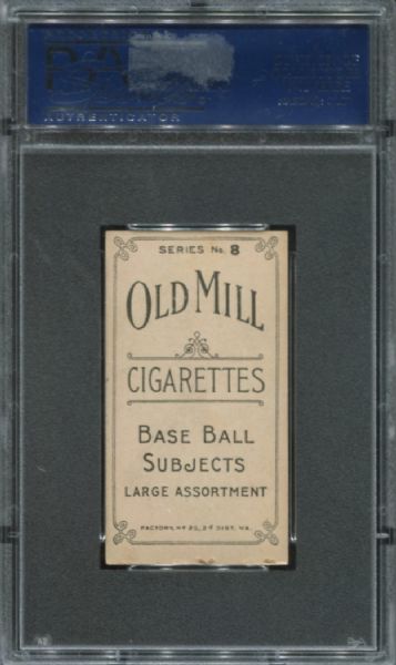 1910 T210 Old Mill Cigarettes Miller Series 8 PSA 6