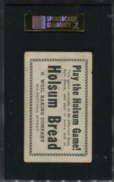 1921 E121 Holsum Bread Eddie Foster SGC 40