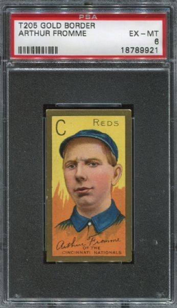 1911 T205 Sweet Caporal Arthur Fromme PSA 6