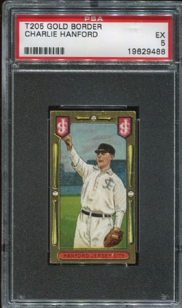 1911 T205 Hassan Charles Hanford PSA 5